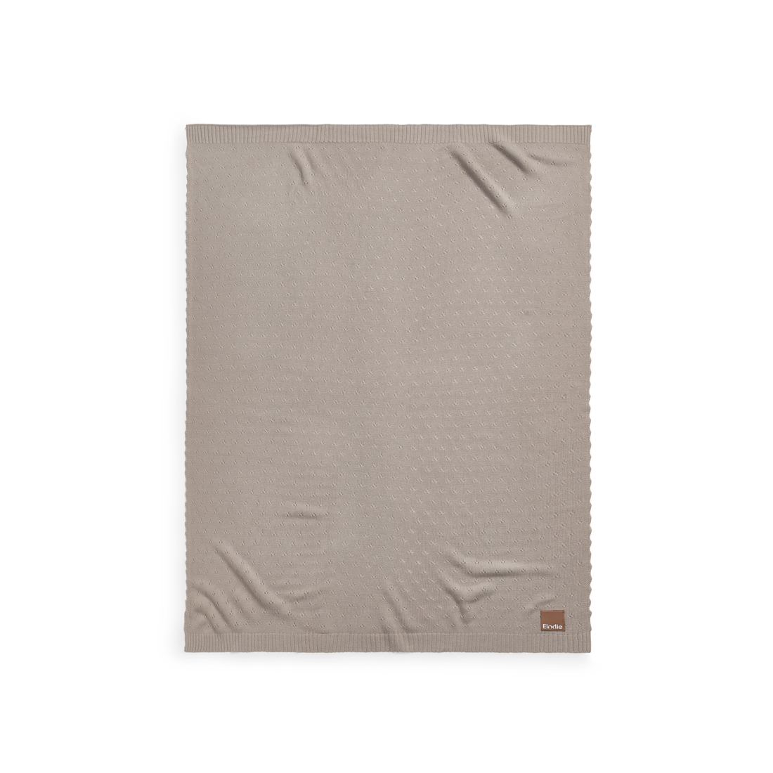 CRADLE BLANKET (75X100) POINTELLE TENDER TAUPE